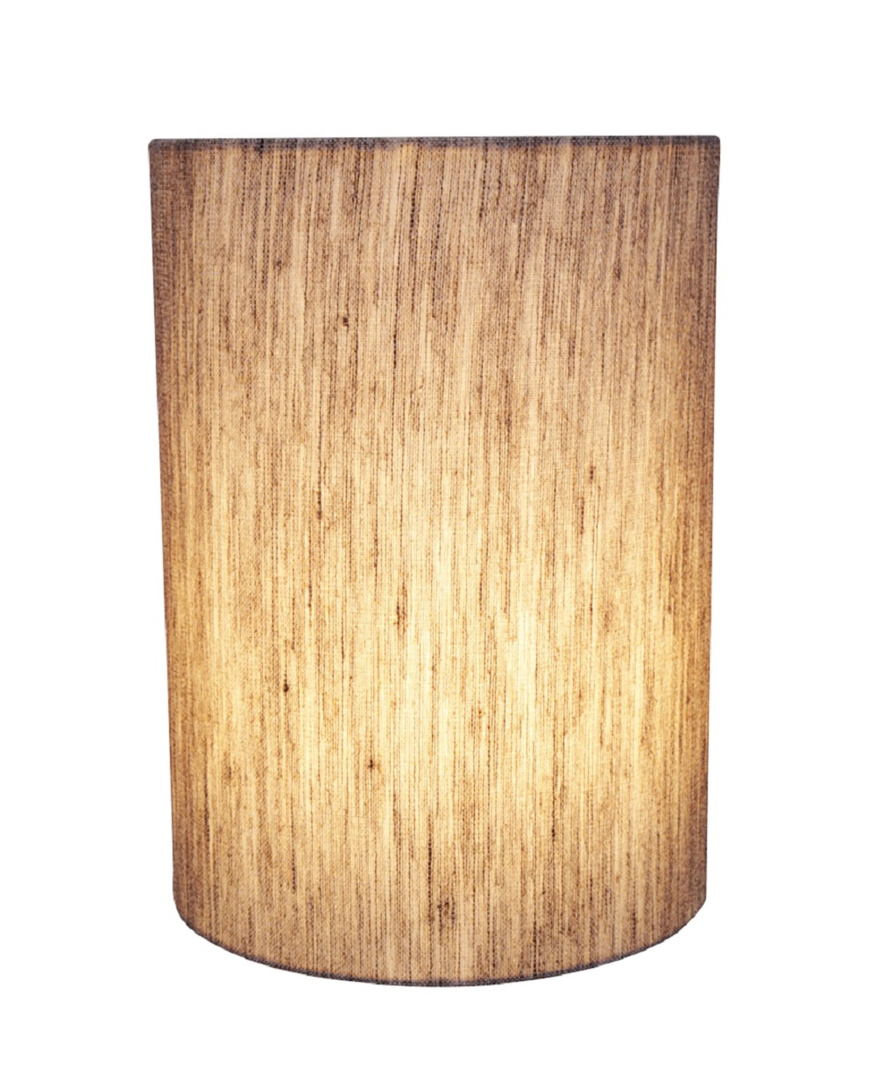 # 31274 Transitional Drum (Cylinder) Shaped Spider Construction Lamp Shade in Light Grey, 8" wide (8" x 8" x 11")