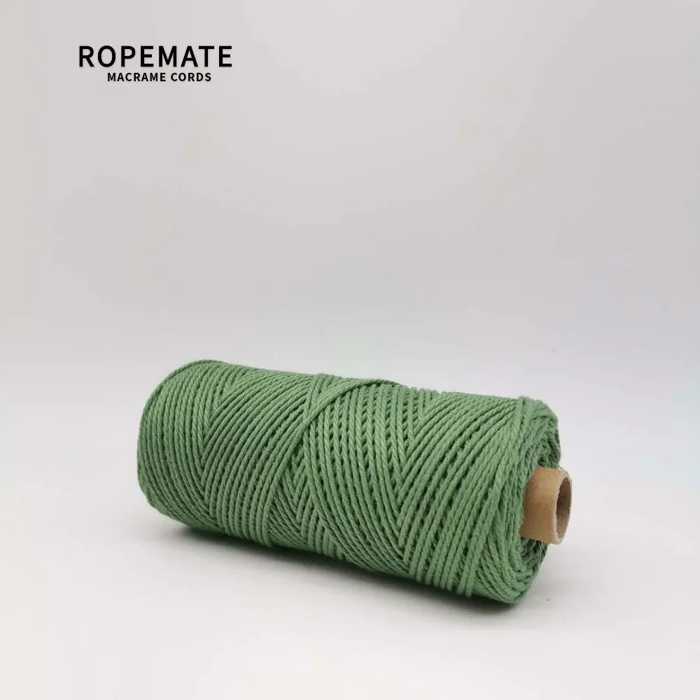 2MM MACRAME ROPE - ONION GREEN