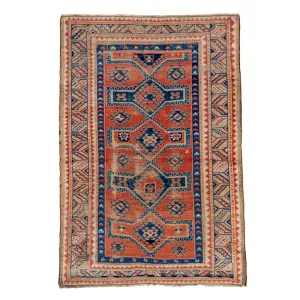 6'7" x 4'6" Antique Armenian Shirvan Rug