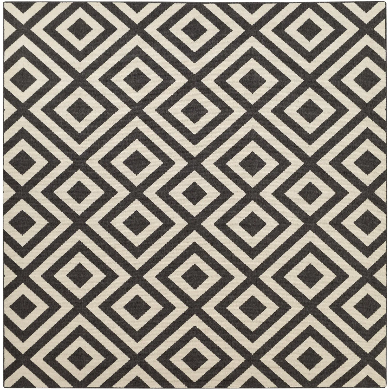 Alfresco Beige & Black Rug