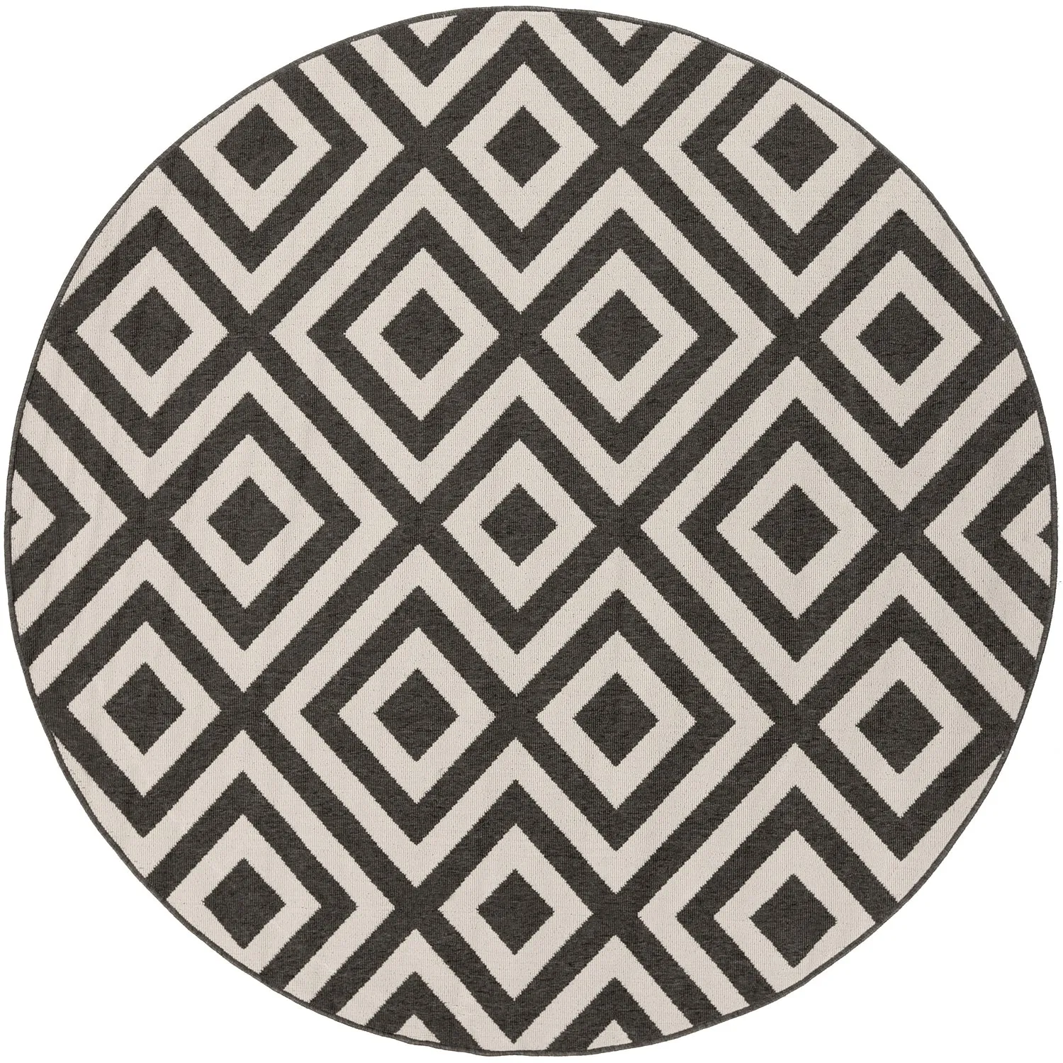 Alfresco Beige & Black Rug