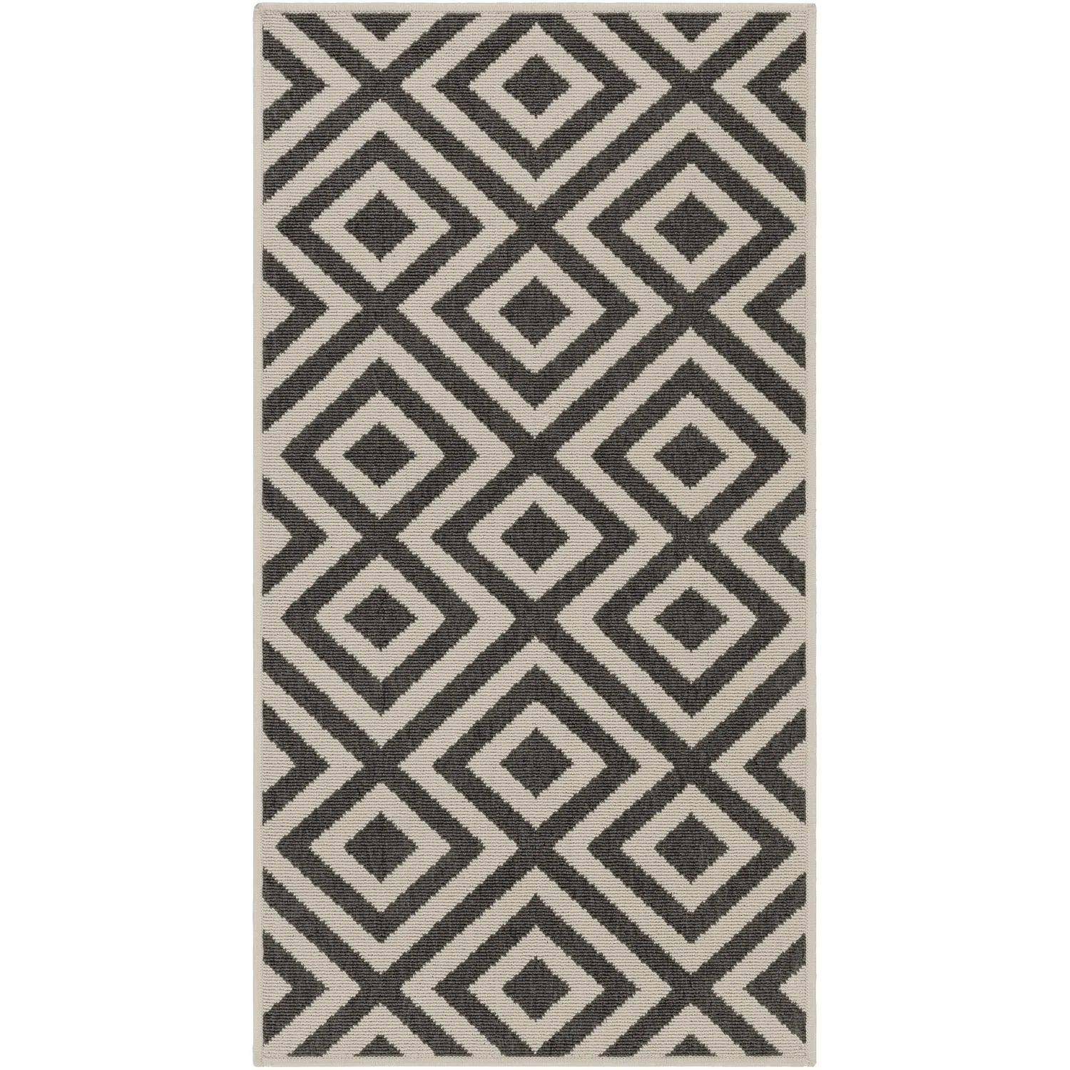 Alfresco Beige & Black Rug