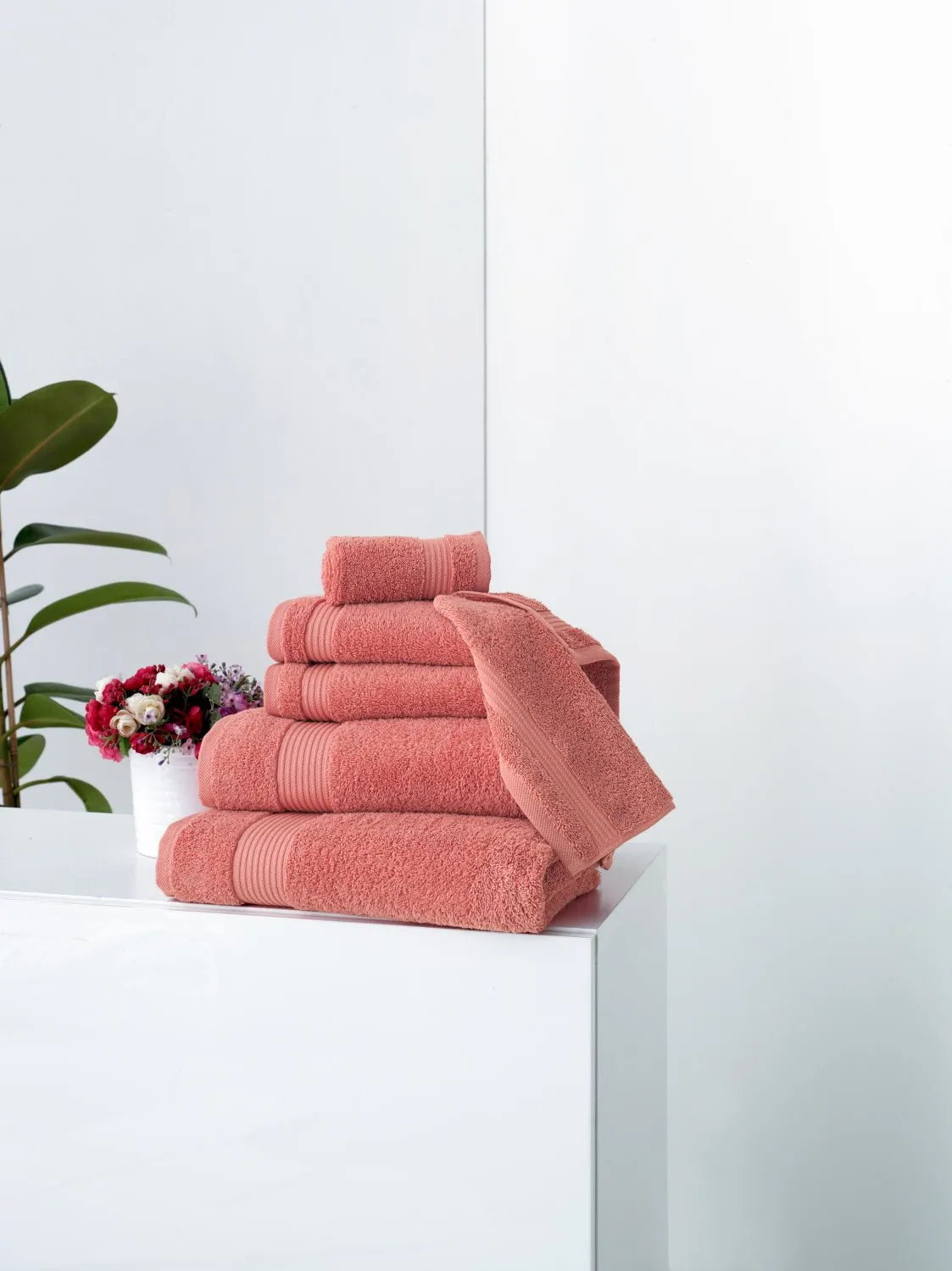 Amadeus Luxury Turkish Cotton Towel Collection 4Pc Bath Towel Set