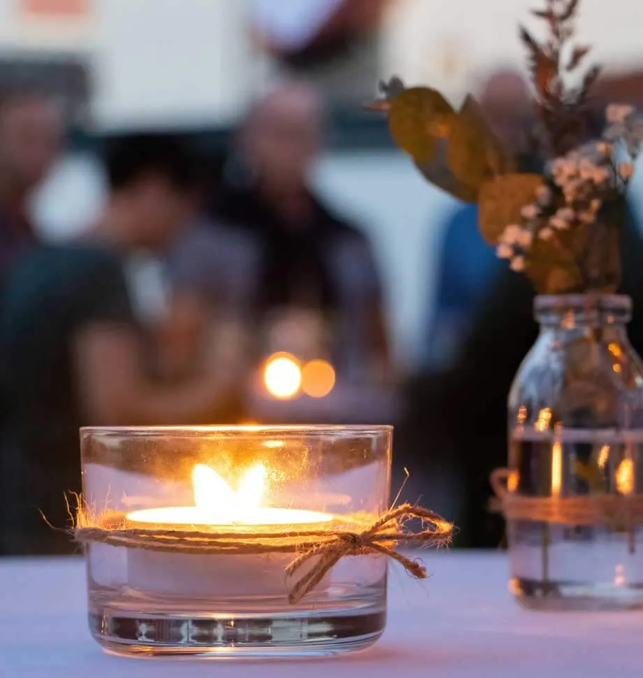 Amber and Rose Tealights