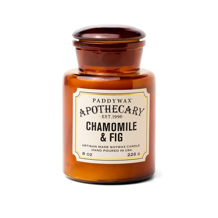 Apothecary Soy Wax Candle - Chamomile & Fig