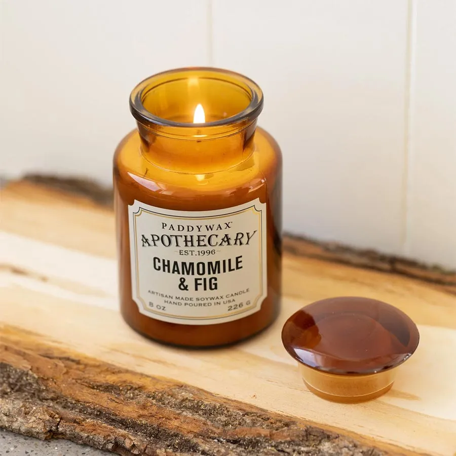 Apothecary Soy Wax Candle - Chamomile & Fig