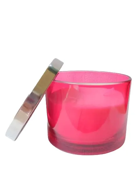 ARGHAM DECOR Soy Wax 60 Hours Burning Time Hand Poured Glass Rose Luxury Scented Candle