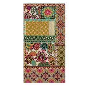 Autumn Patchwork Paper Guest Towels - Buffet Napkins