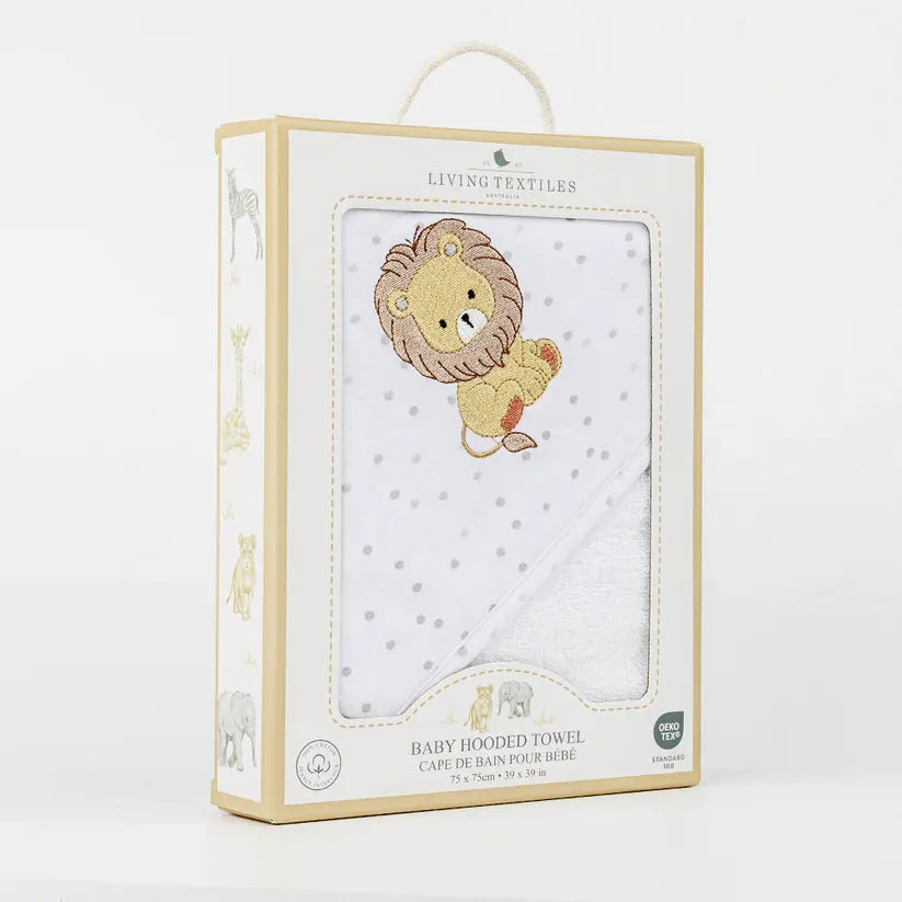 Baby Hooded Towel - Savanna Babies/Lion