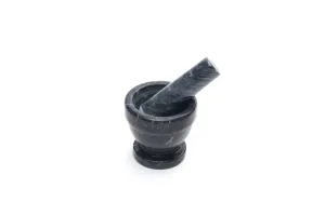 Black Granite Mortar and Pestle 3"