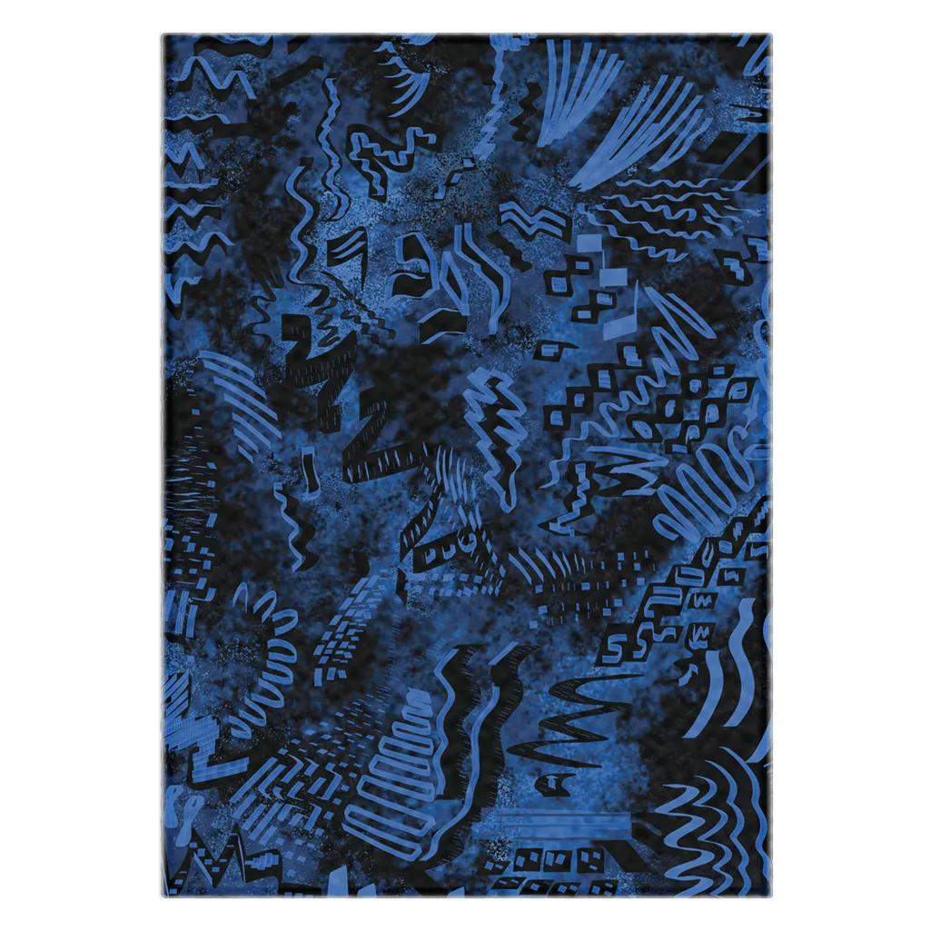 Blue Lightening Rugs