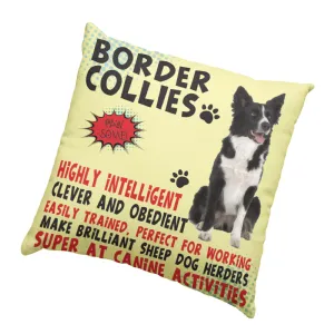 Border Collie Dog Cushion