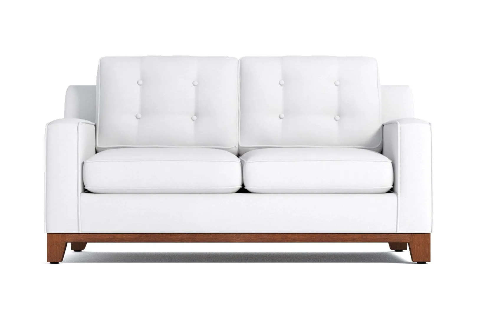 Brentwood Loveseat :: Leg Finish: Pecan / Size: Loveseat Size - 62"w