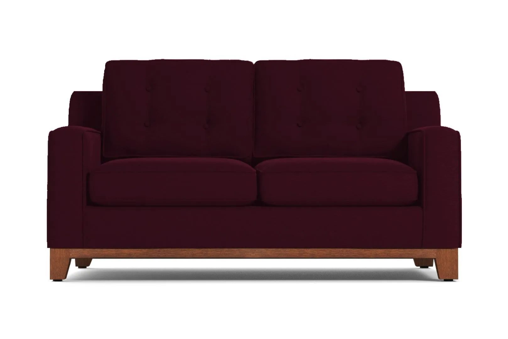 Brentwood Loveseat :: Leg Finish: Pecan / Size: Loveseat Size - 62"w