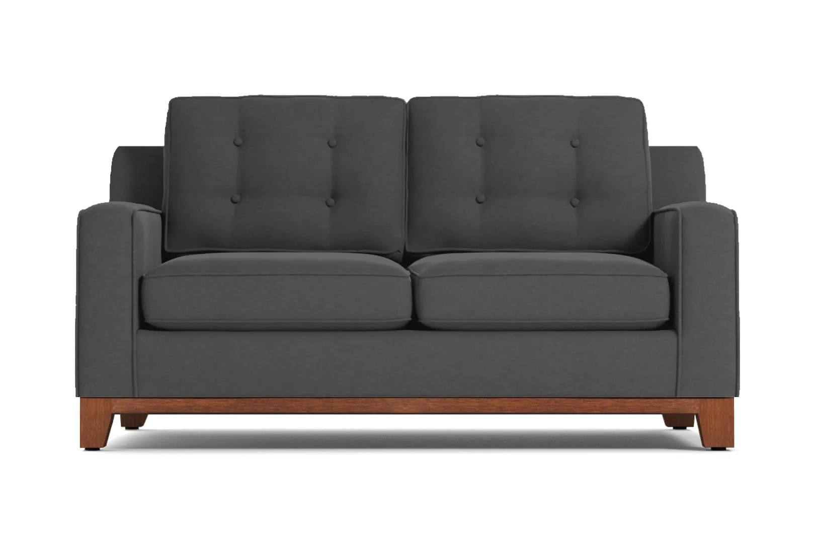 Brentwood Loveseat :: Leg Finish: Pecan / Size: Loveseat Size - 62"w