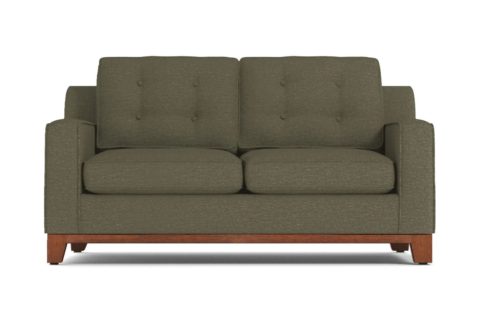 Brentwood Loveseat :: Leg Finish: Pecan / Size: Loveseat Size - 62"w