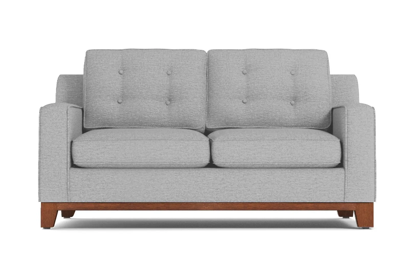 Brentwood Loveseat :: Leg Finish: Pecan / Size: Loveseat Size - 62"w