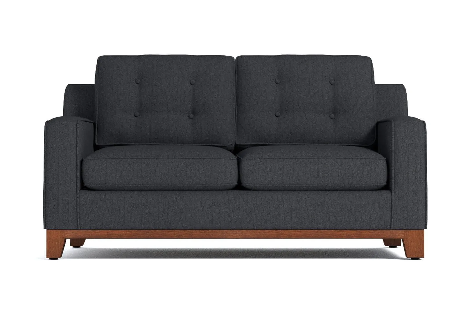 Brentwood Loveseat :: Leg Finish: Pecan / Size: Loveseat Size - 62"w