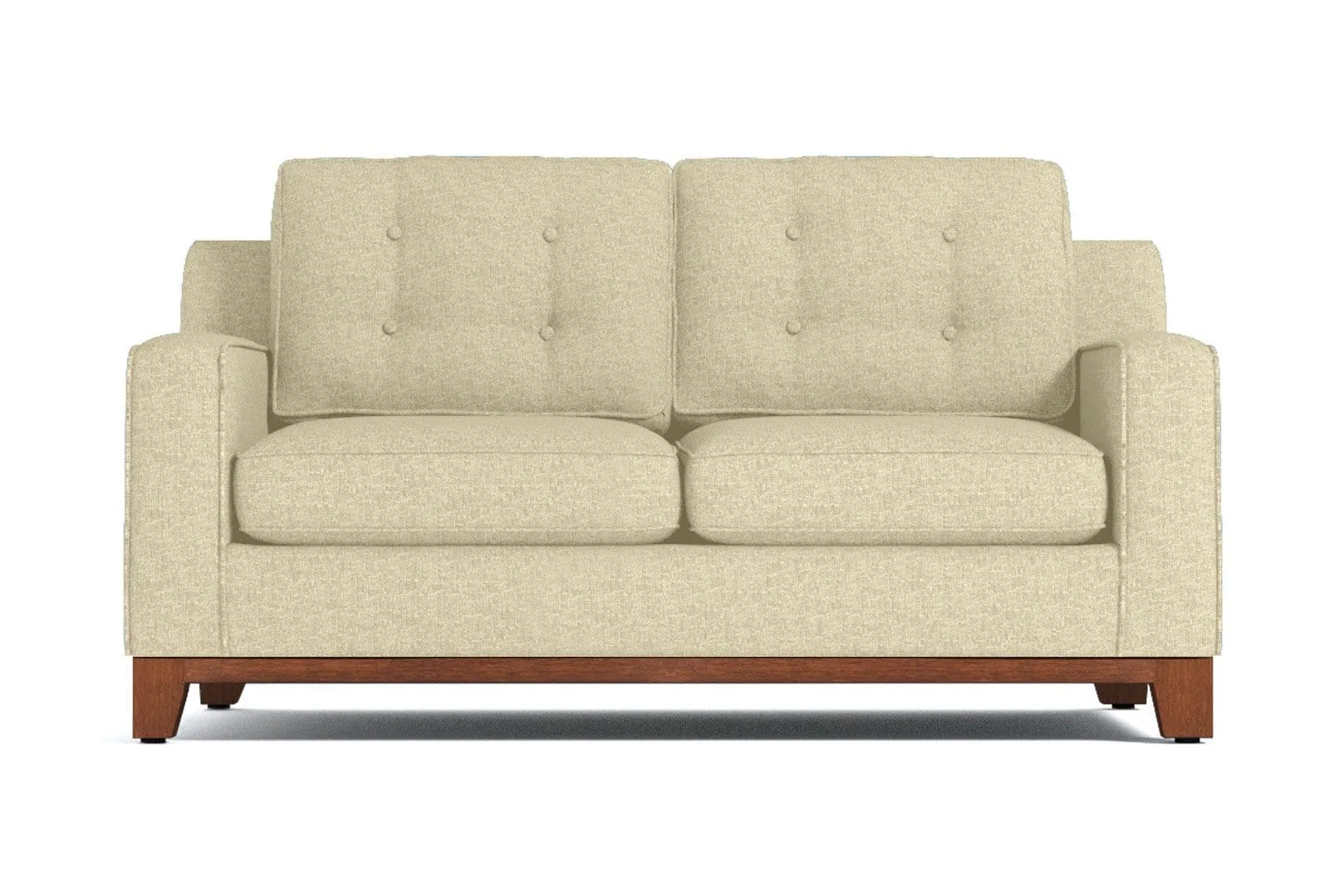 Brentwood Loveseat :: Leg Finish: Pecan / Size: Loveseat Size - 62"w