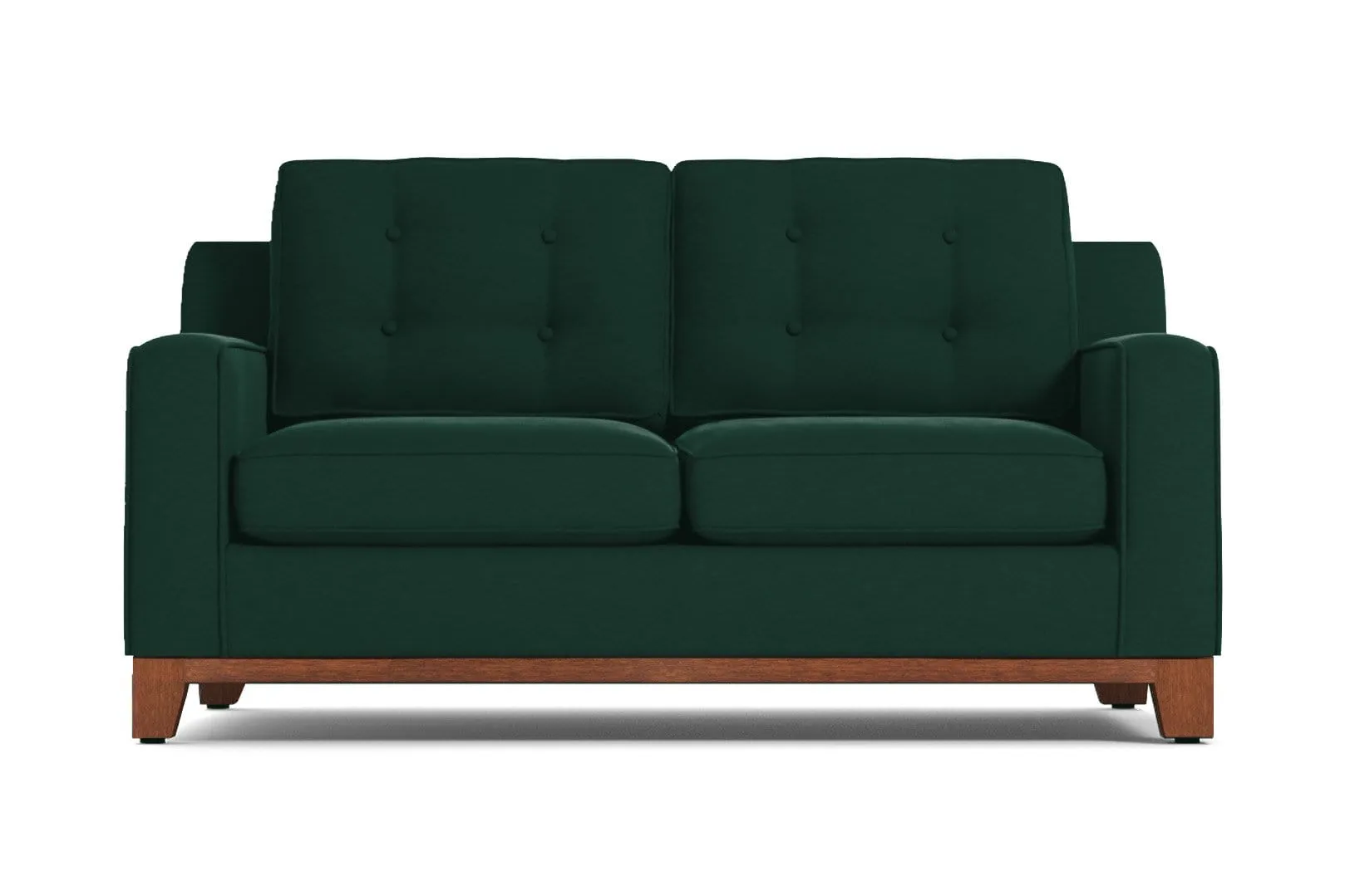 Brentwood Loveseat :: Leg Finish: Pecan / Size: Loveseat Size - 62"w