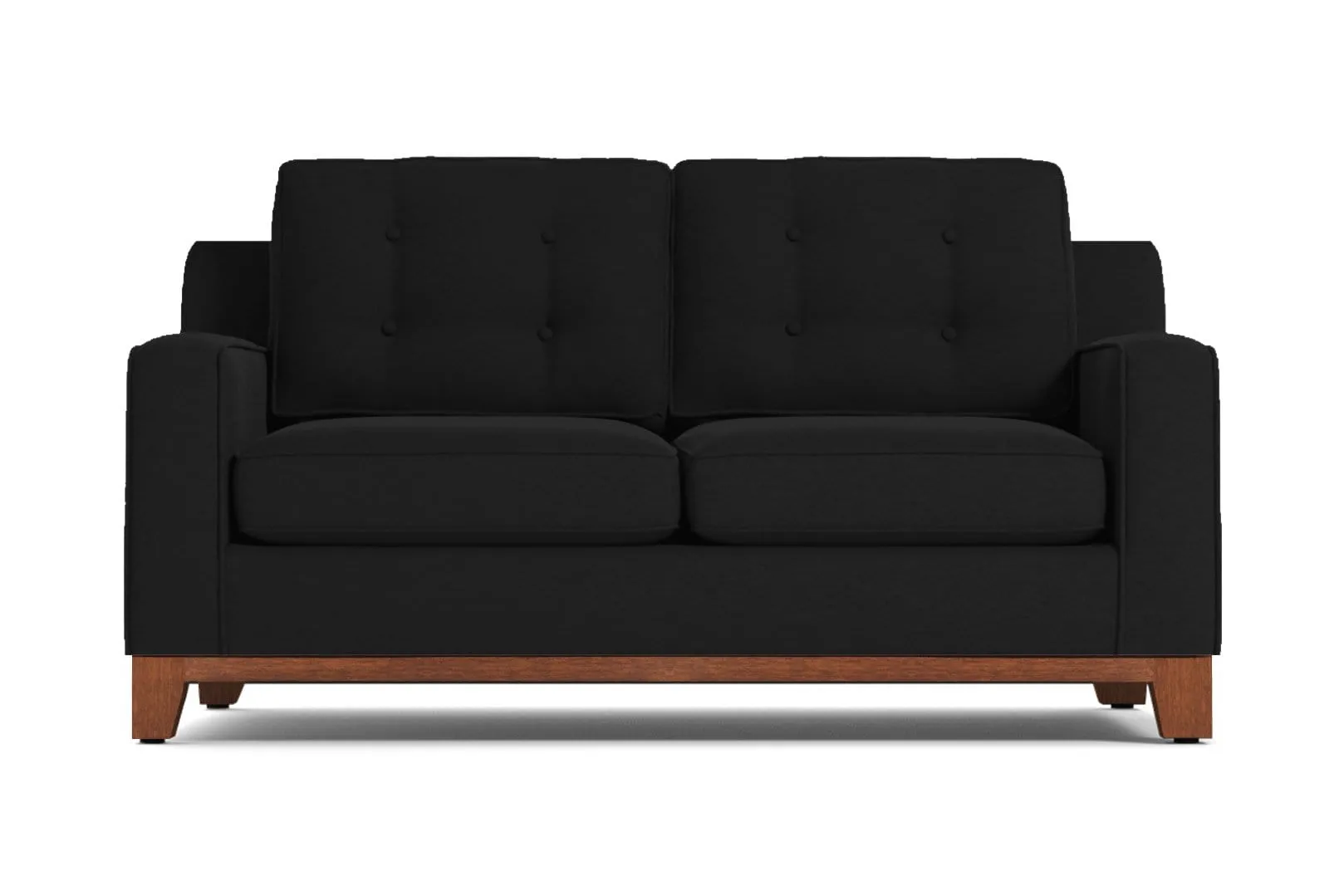 Brentwood Loveseat :: Leg Finish: Pecan / Size: Loveseat Size - 62"w