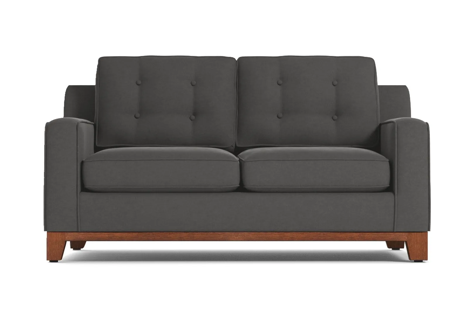 Brentwood Loveseat :: Leg Finish: Pecan / Size: Loveseat Size - 62"w