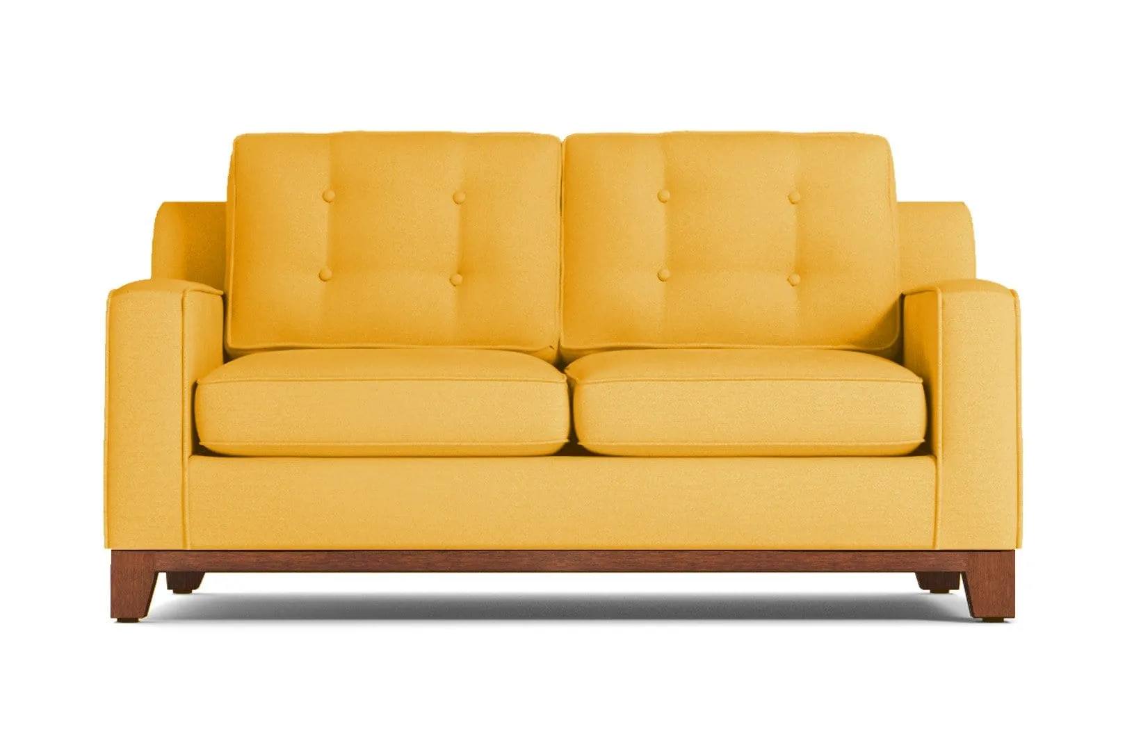 Brentwood Loveseat :: Leg Finish: Pecan / Size: Loveseat Size - 62"w