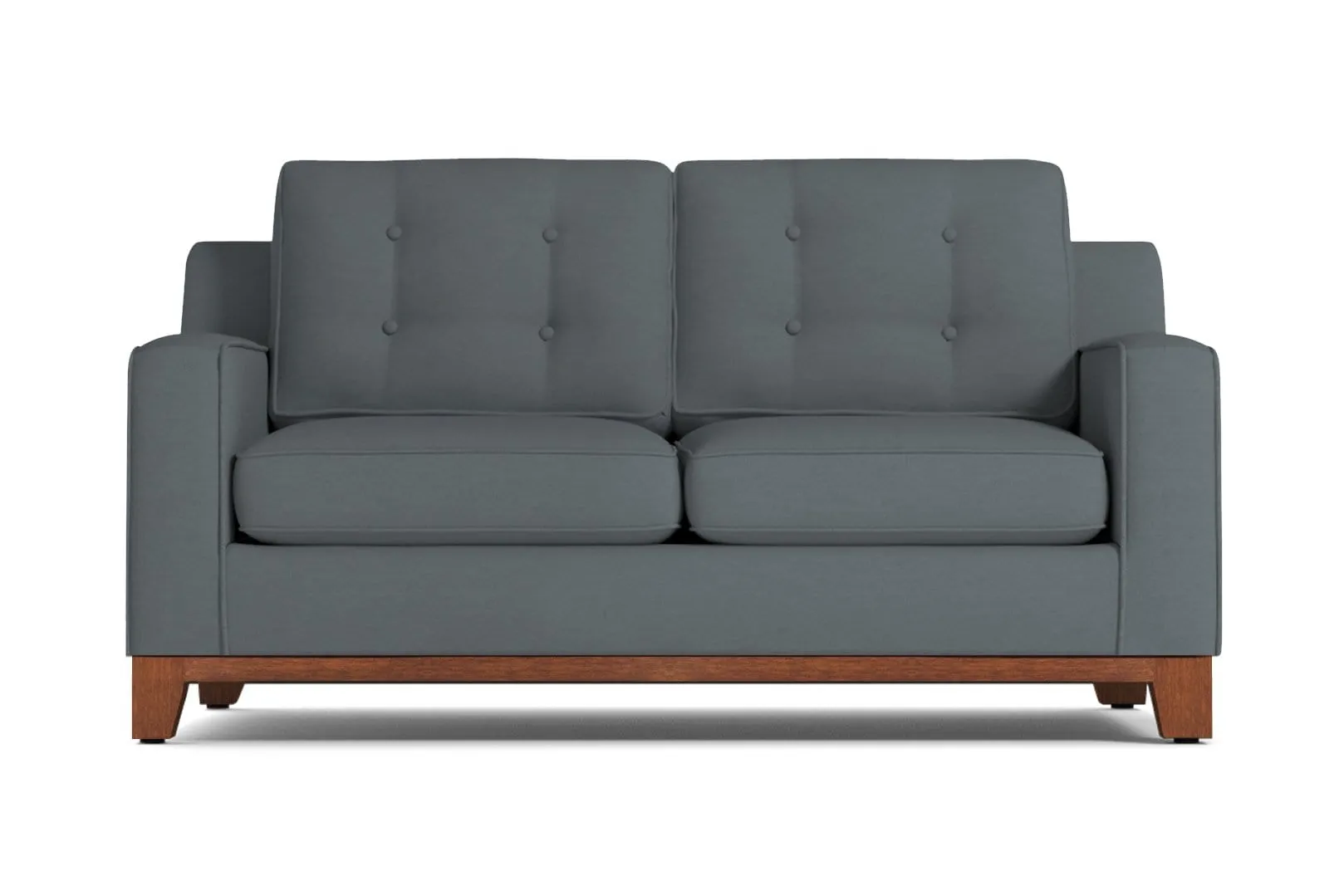 Brentwood Loveseat :: Leg Finish: Pecan / Size: Loveseat Size - 62"w