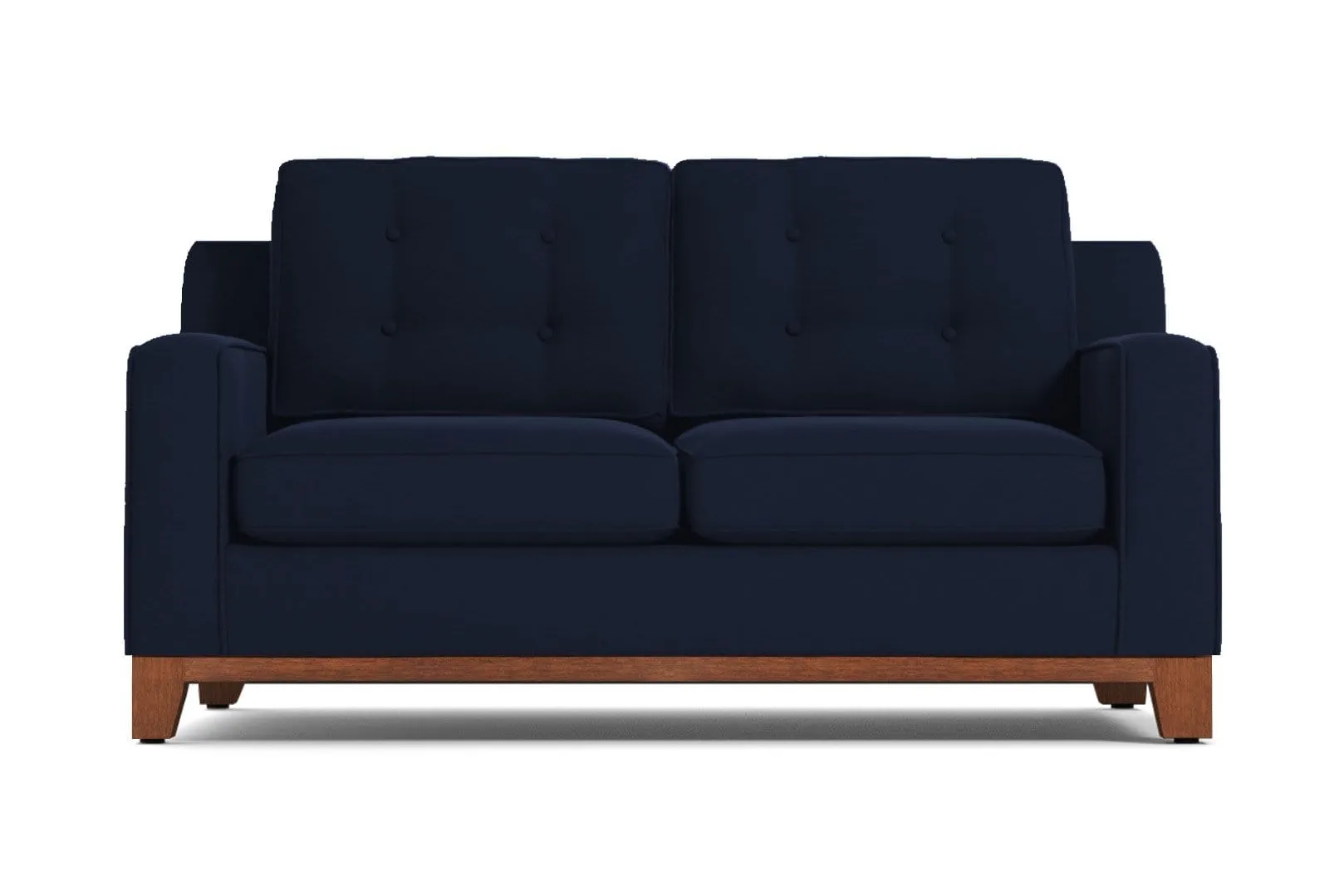 Brentwood Loveseat :: Leg Finish: Pecan / Size: Loveseat Size - 62"w