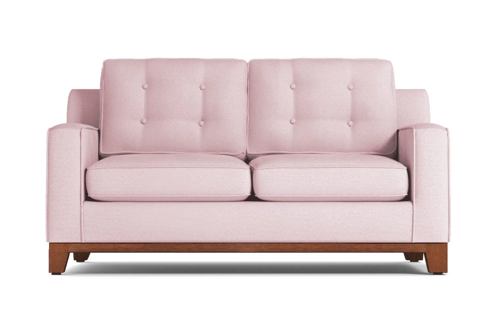 Brentwood Loveseat :: Leg Finish: Pecan / Size: Loveseat Size - 62"w