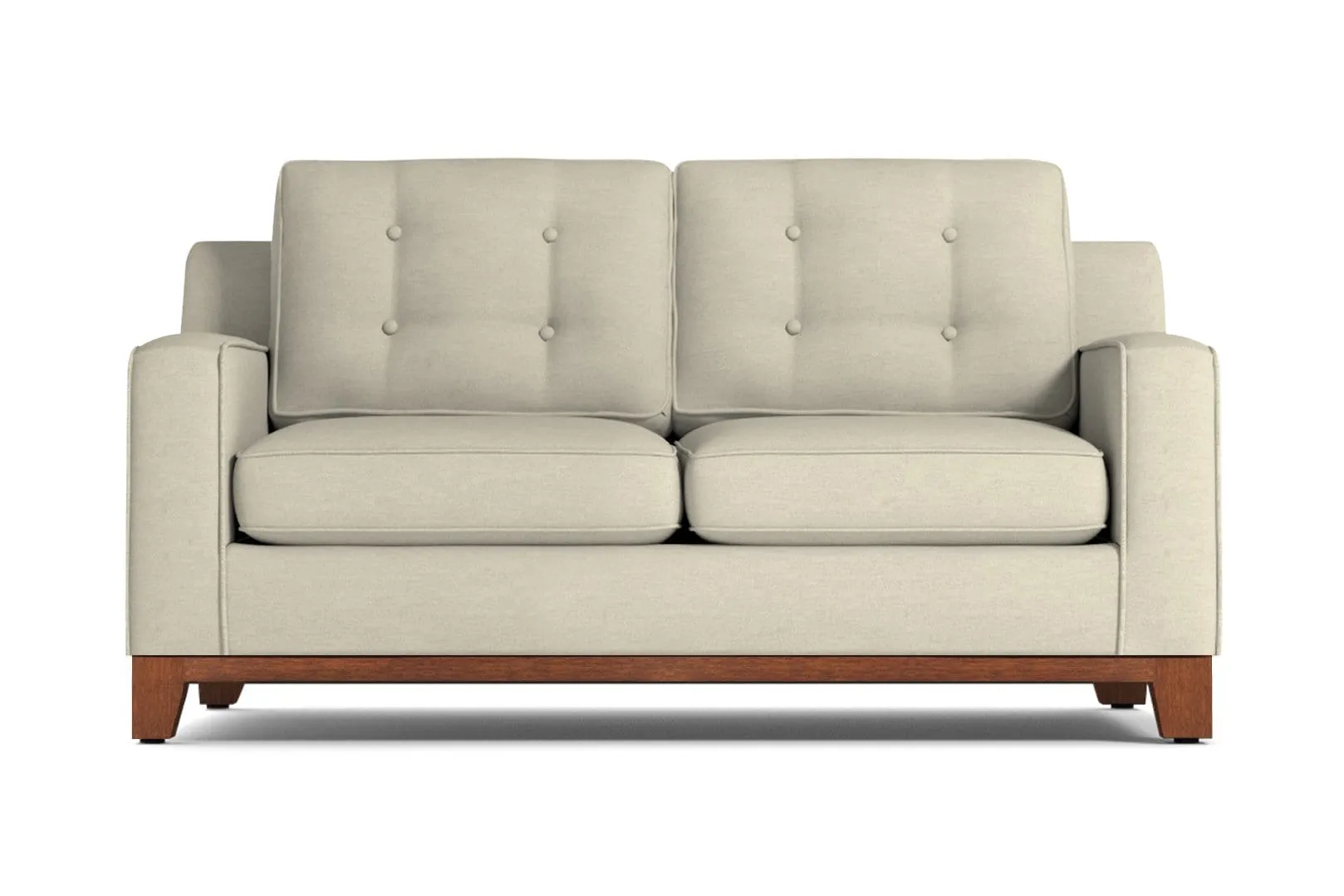 Brentwood Loveseat :: Leg Finish: Pecan / Size: Loveseat Size - 62"w