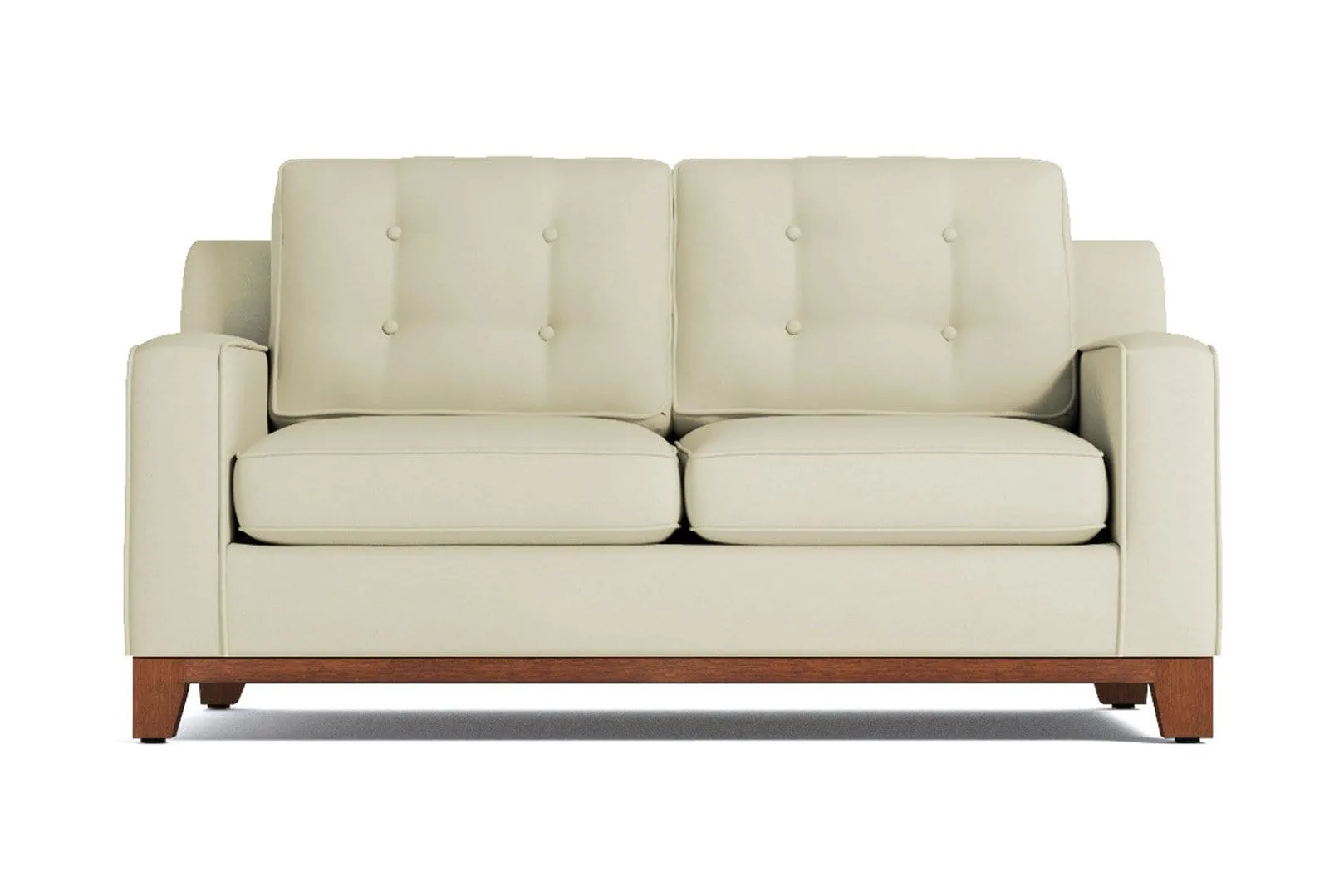 Brentwood Loveseat :: Leg Finish: Pecan / Size: Loveseat Size - 62"w