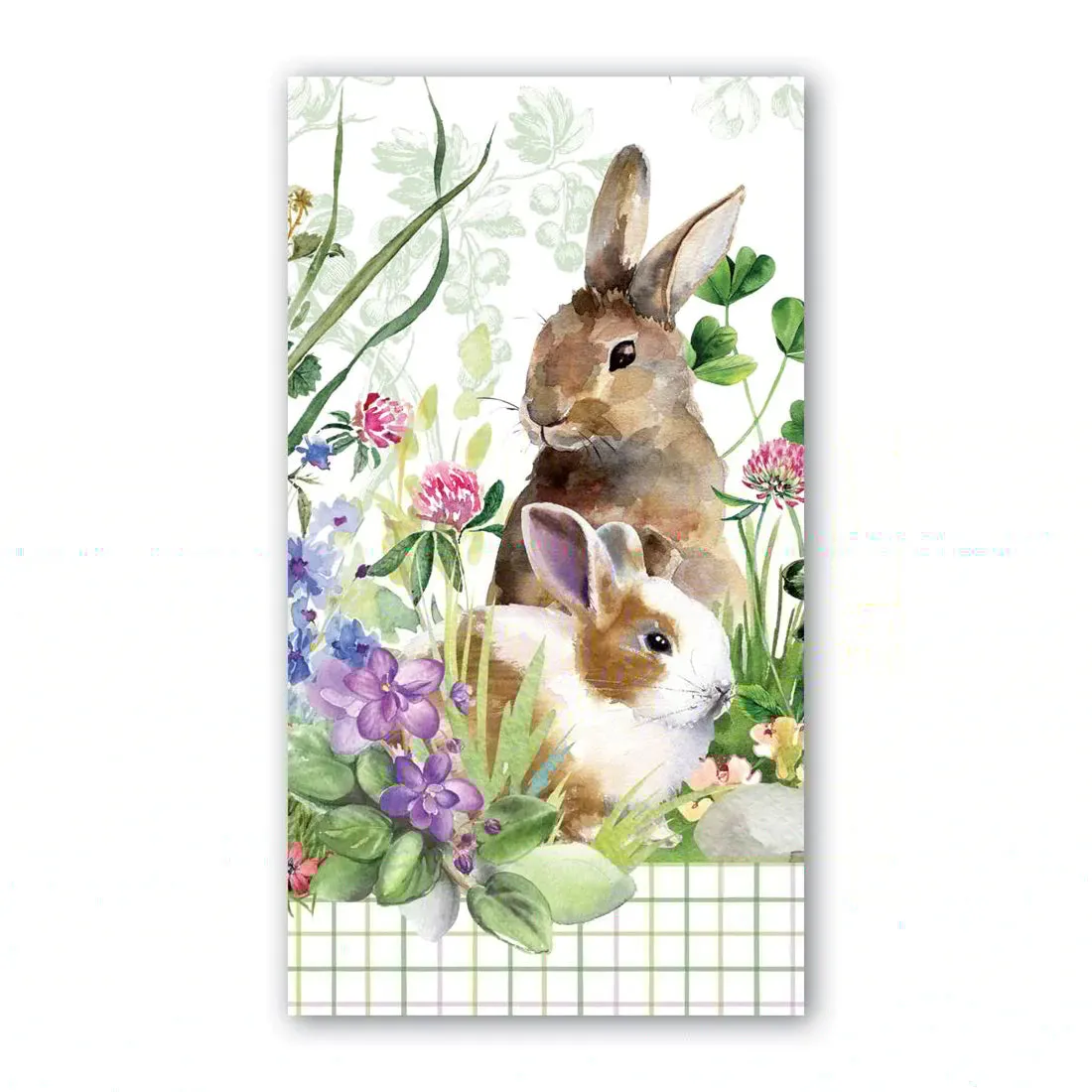 Bunny Meadow Paper Guest Towels - Buffet Napkins