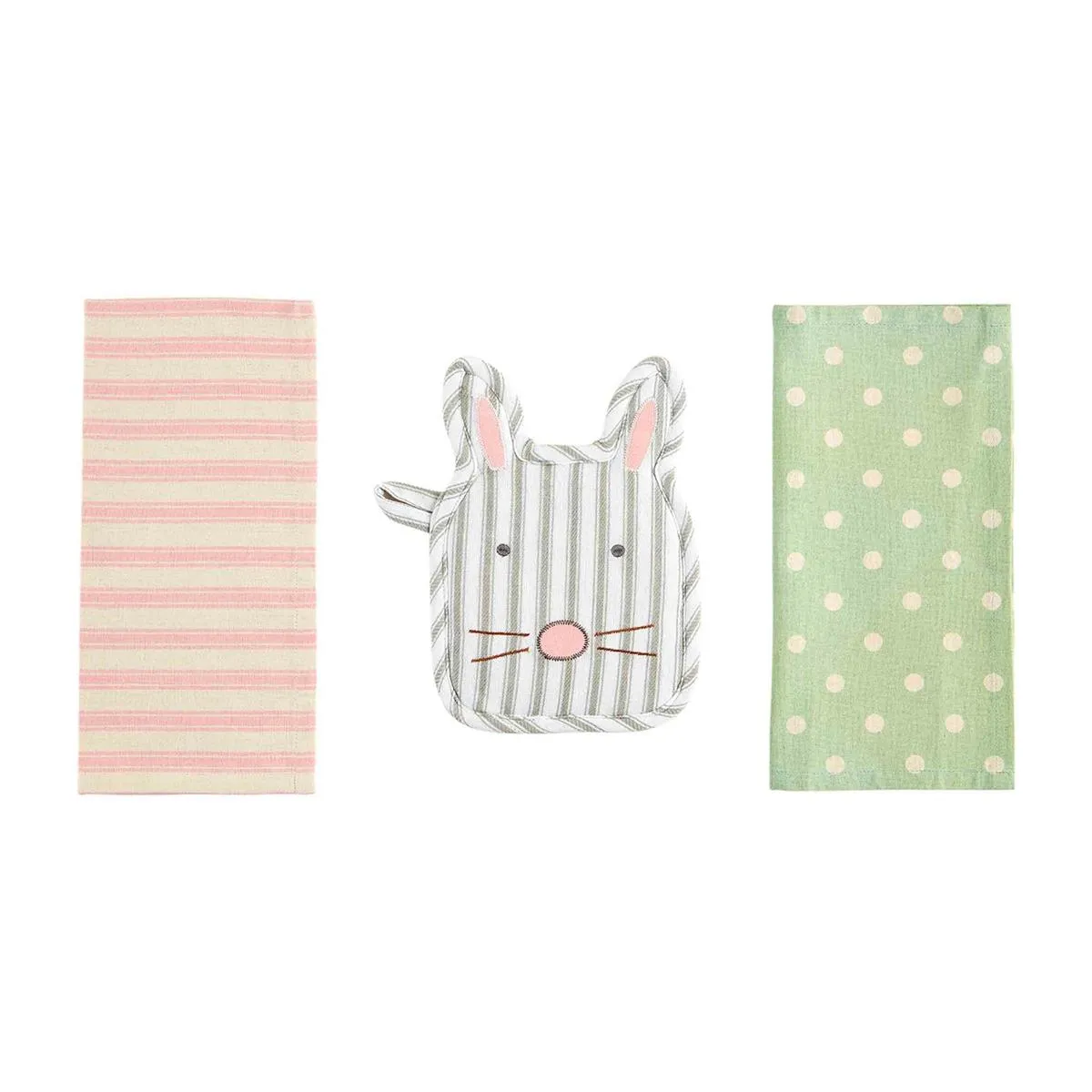 Bunny Pot Holder and Towel Set-Assorted