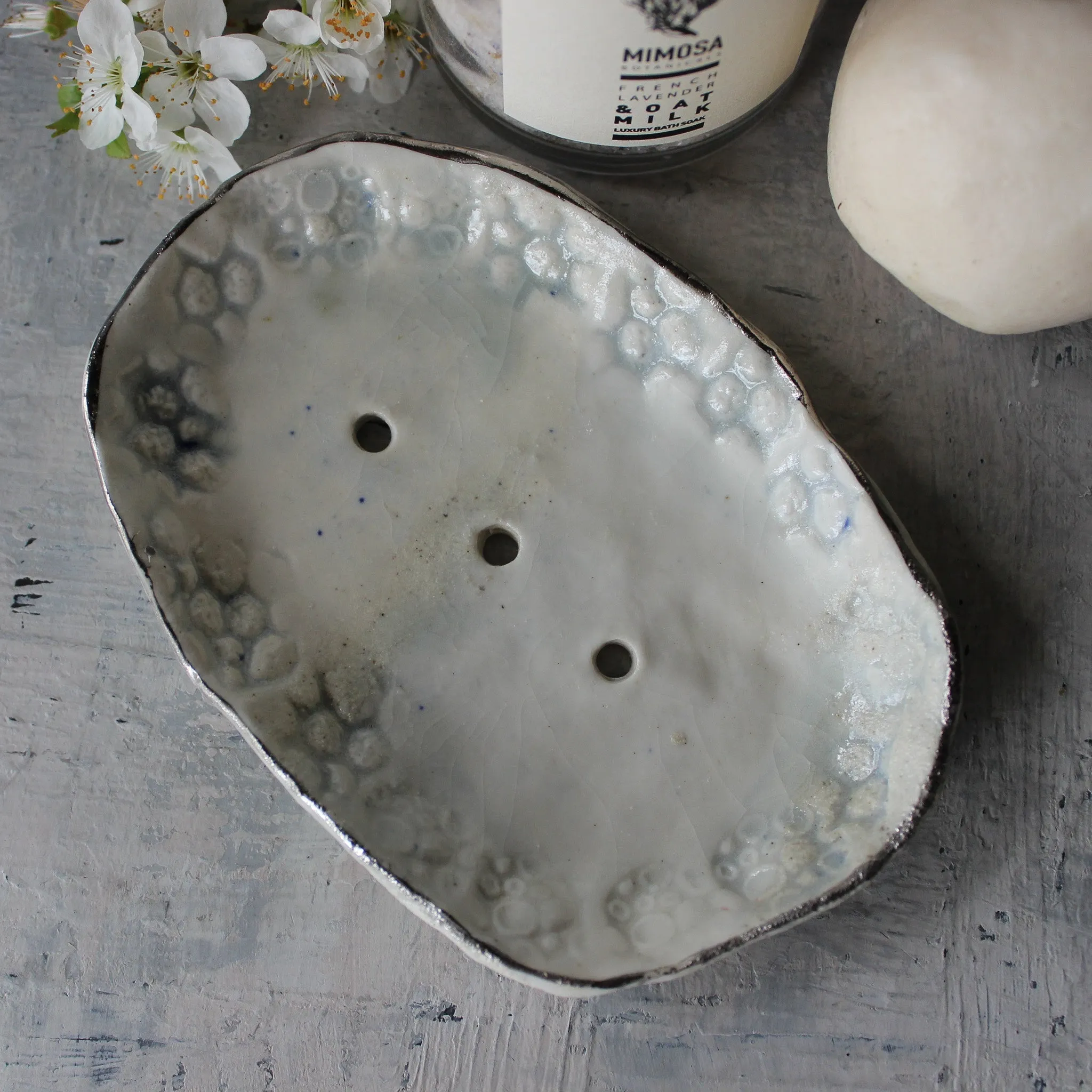 Ceramic Bubble Soap Dishes