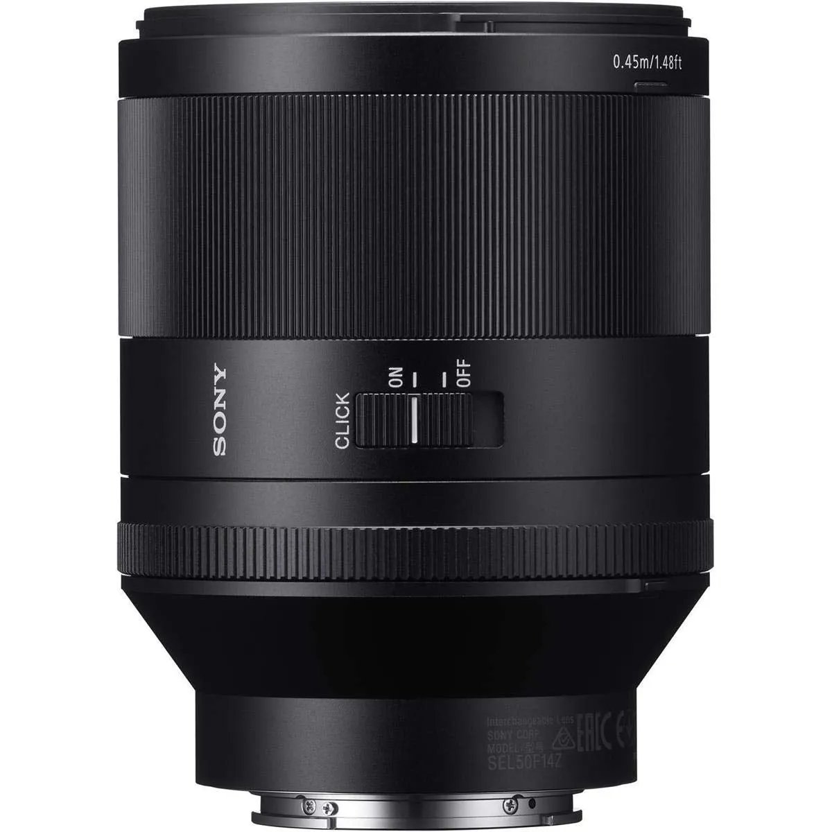 Certified Refurbished - Sony SEL50F14Z Wide F1.4 50mm prime ZEISS E-Mount Camera Lens