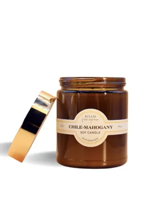 chile mahogany soy candle