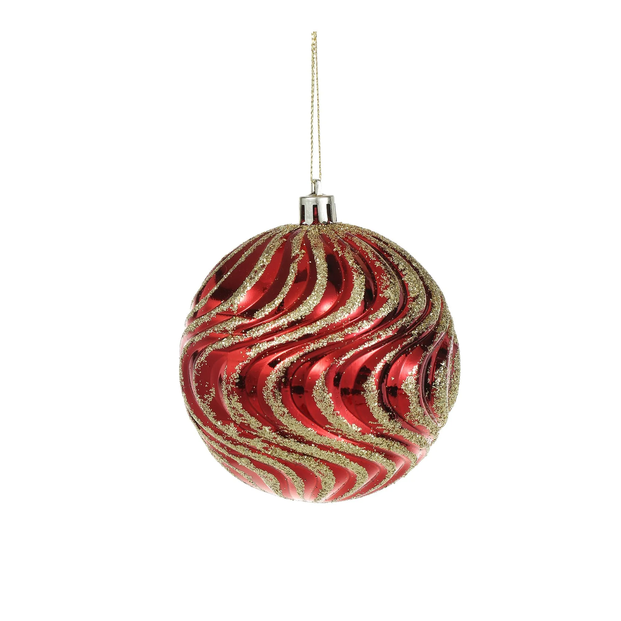 Christmas Red Golden Hangings Balls Ornaments for Xmas Tree Decoration