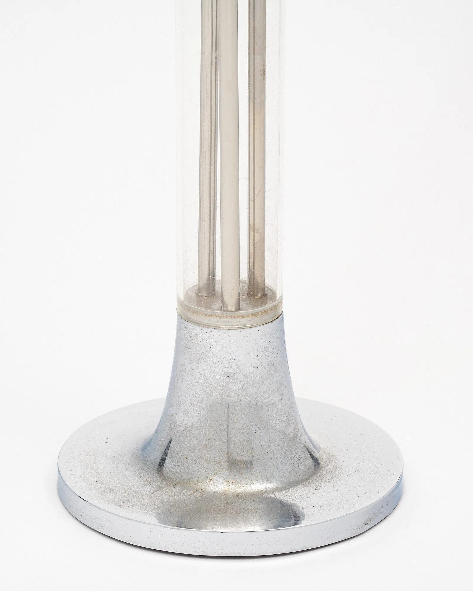 Chromed Vintage Italian Floor Lamp