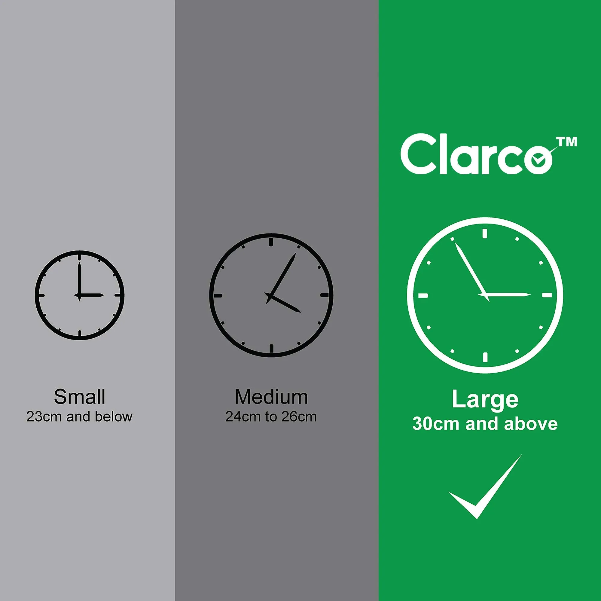 Clarco World Theme Analogue Round Plastic Wall Clock with Glass for Home/Living Room/Bedroom/Kitchen/Office (12 x 12 Inch / 30 x 30 cm)(WL_779L)