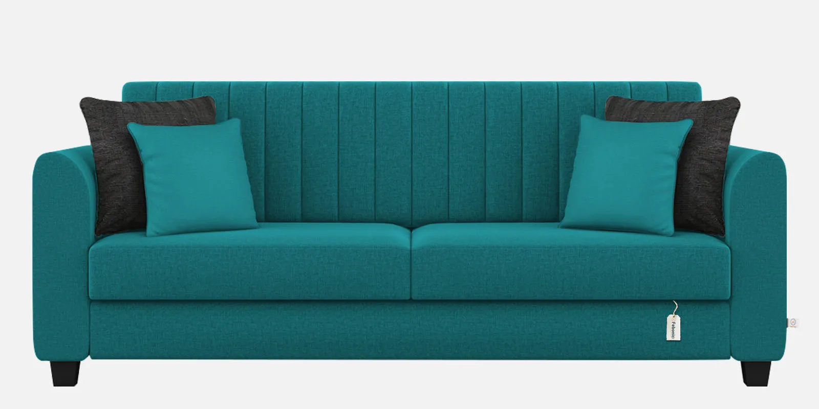 Cosmic Fabric 3 Seater Sofa in Sea Green Colour