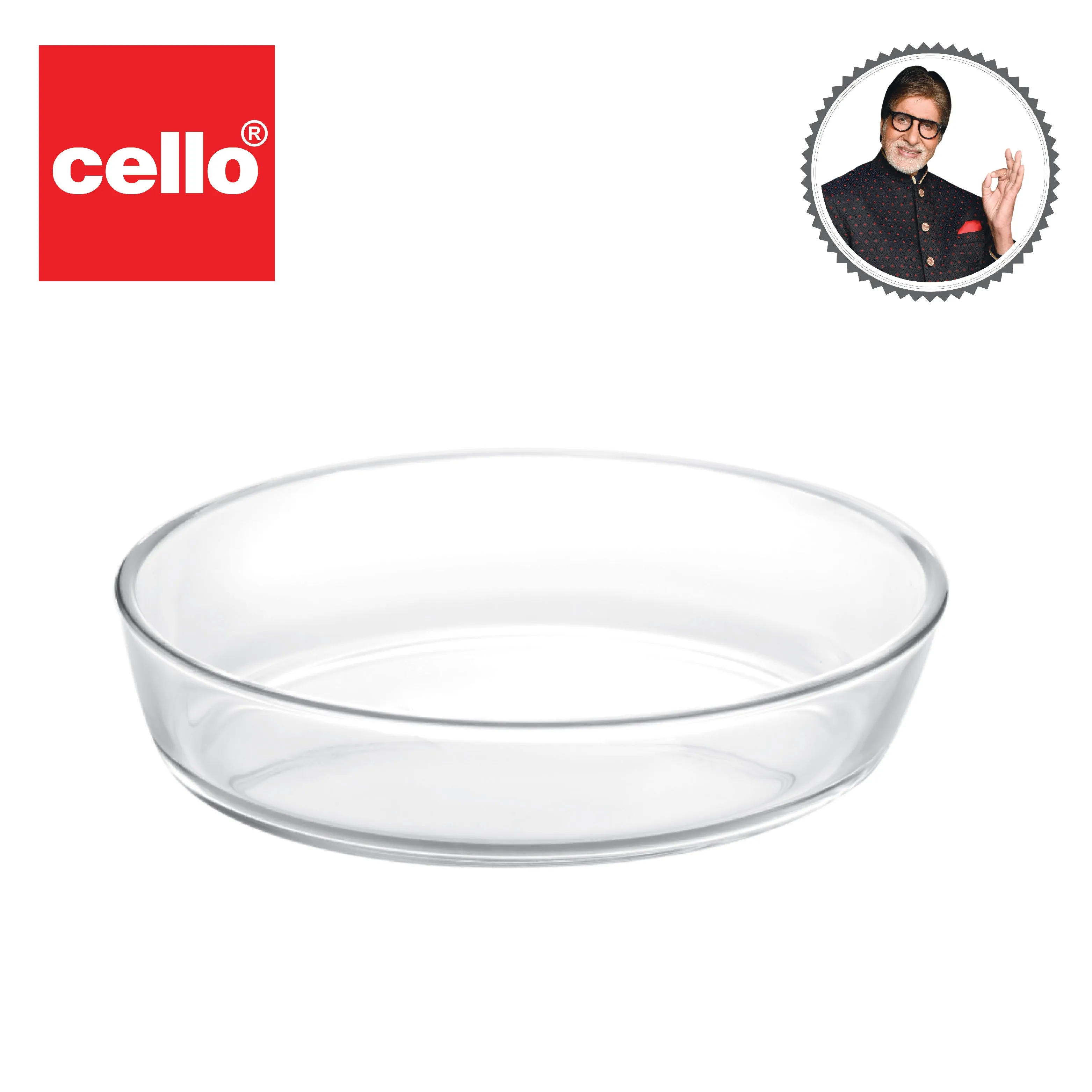 Cosmo Oval Glass Baking Dish, 700ml