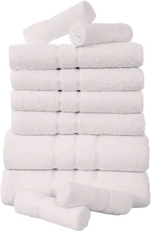 Egyptian Cotton Bathroom Towels Set - 10 Piece