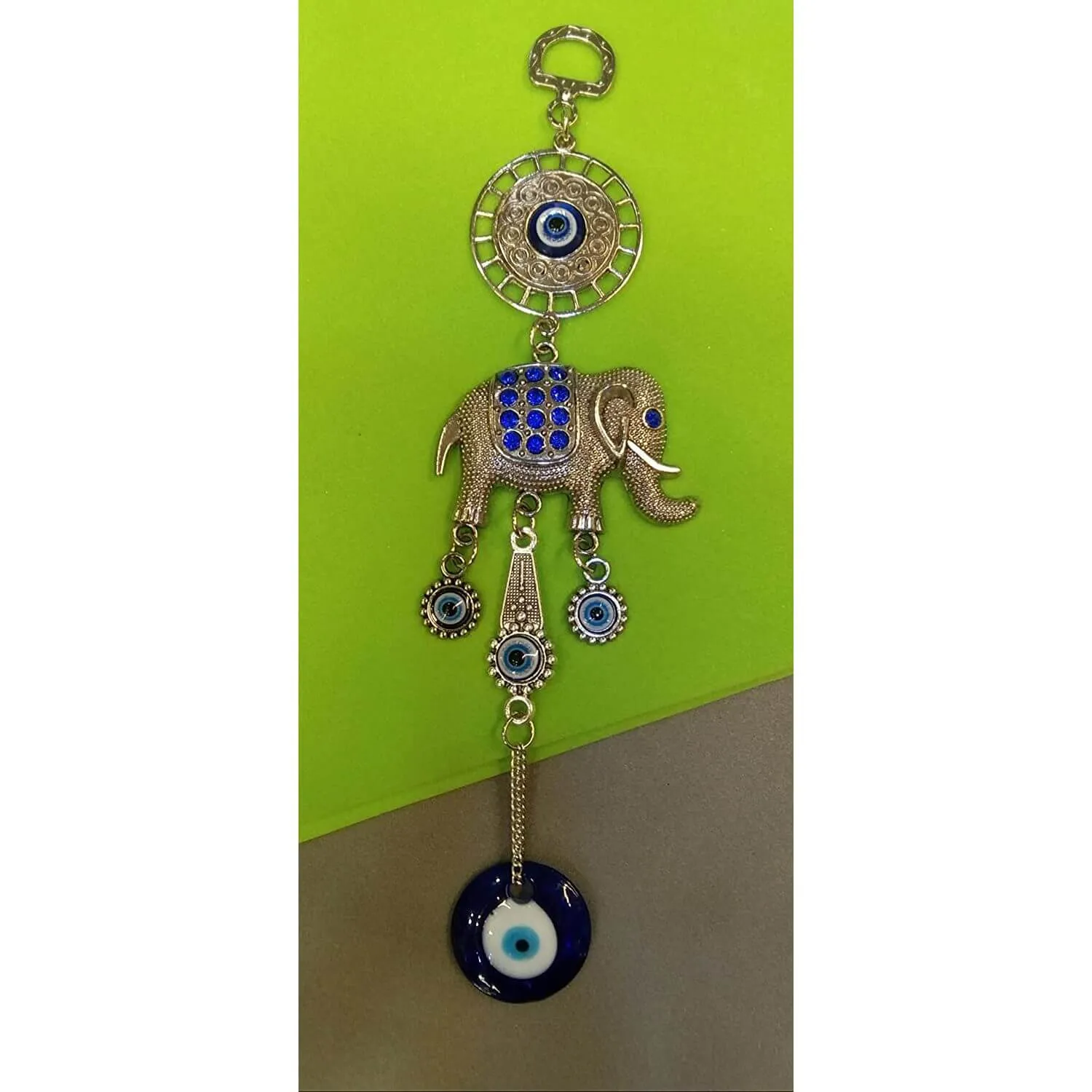 Evil Eye Wall Hanging Nazar Battu Showpiece for Home, Office, Car, House Protection and Prosperity