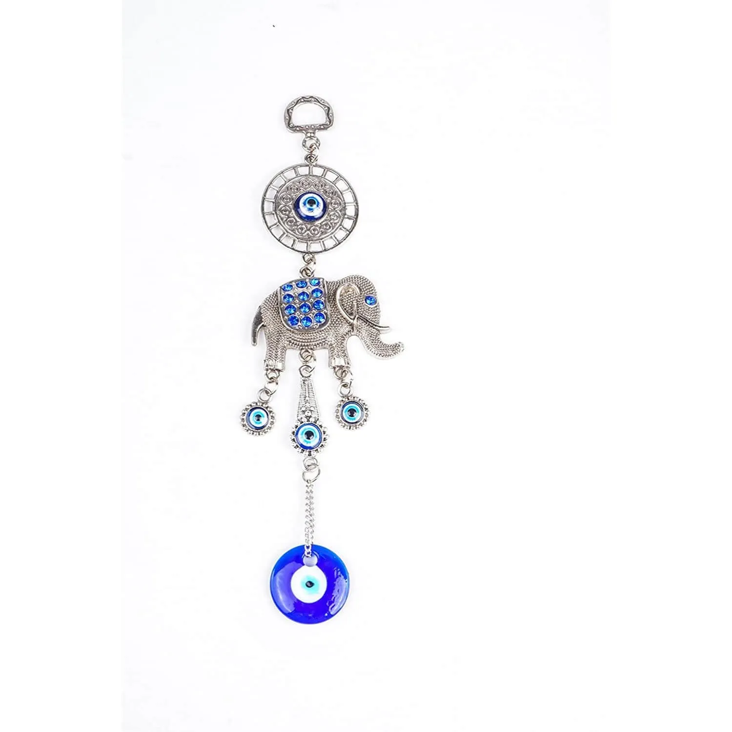 Evil Eye Wall Hanging Nazar Battu Showpiece for Home, Office, Car, House Protection and Prosperity