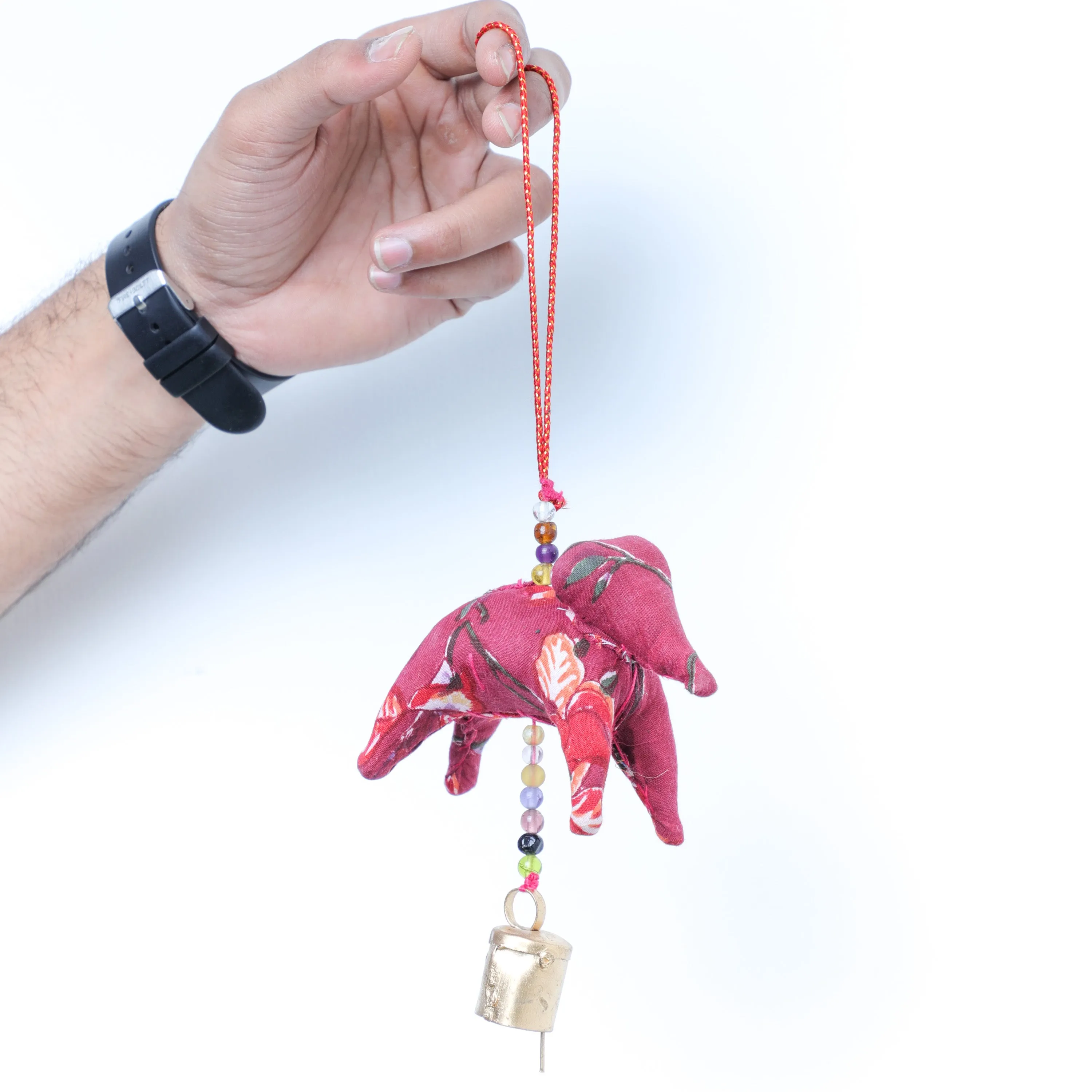 Fabric Elephant Charm