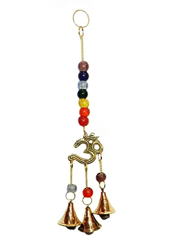 Feng Shui 3 Fengling Bells Om Metal Good Luck Bronze Windchime Gift for Home