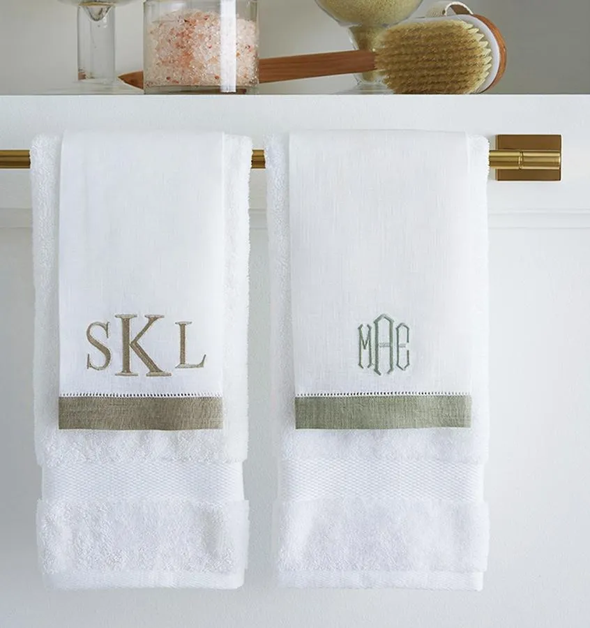 Filo Celadon Guest Towels