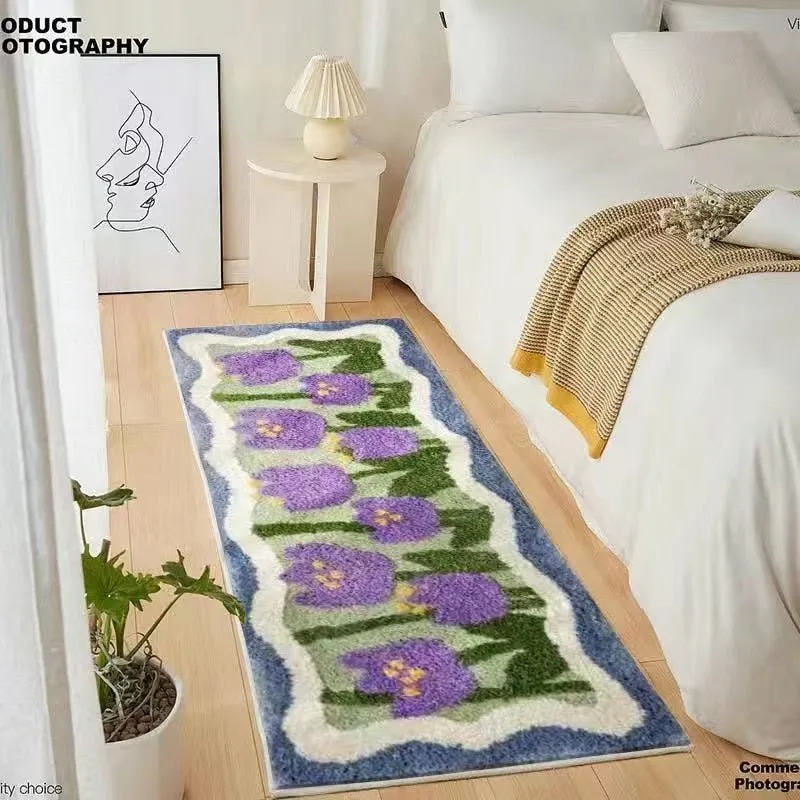 Fluffy Bedroom Carpet for Children's Room