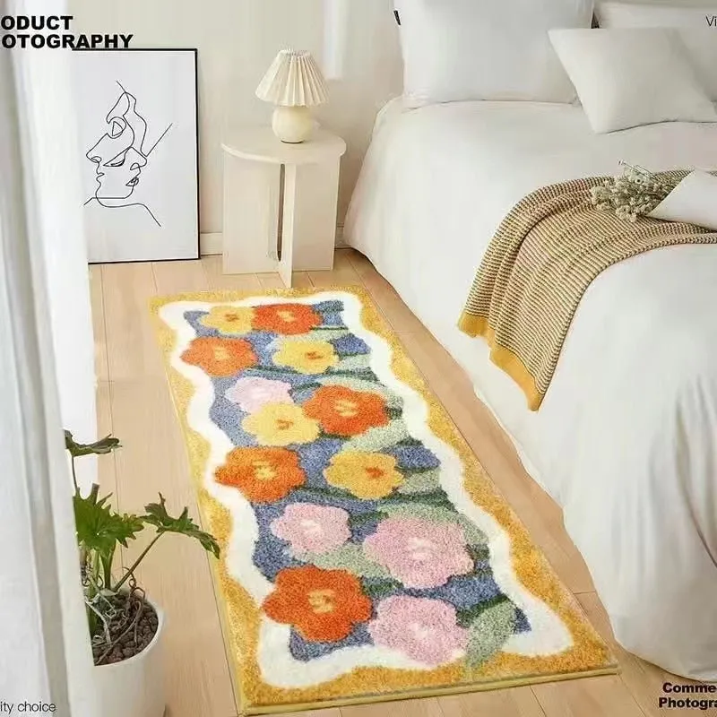 Fluffy Bedroom Carpet for Children's Room